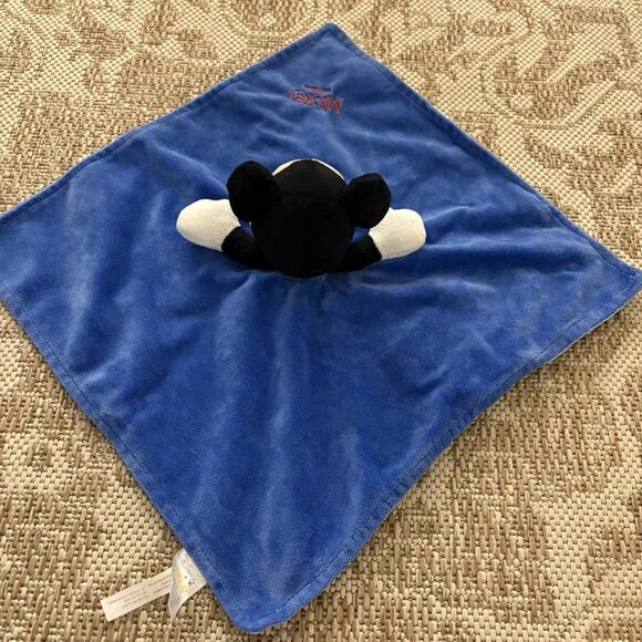 Disney Baby Mickey Mouse Blue Lovey Security Blanket Plush Blankey - Picture 8 of 12